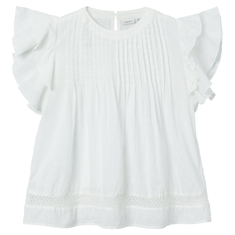 Name It Faride Top - Bright White