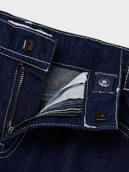 Name It Ryan Straight Jeans - Dark Blue Denim