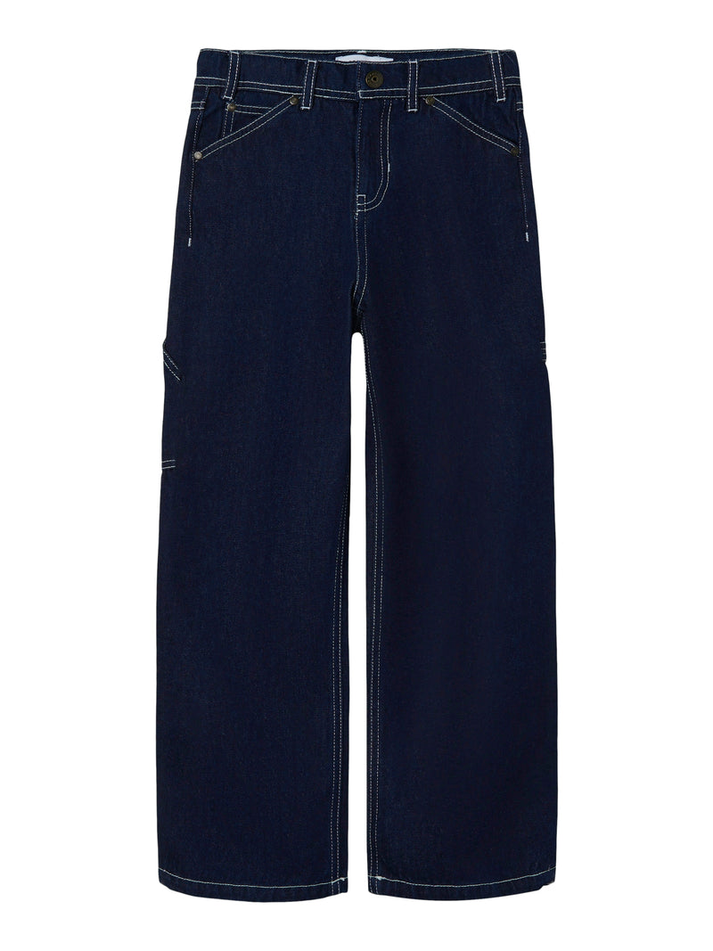 Name It Ryan Straight Jeans - Dark Blue Denim