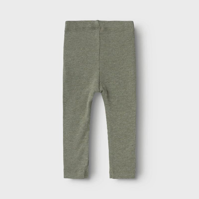 Name It Kab Leggings - Dusty Olive Melange