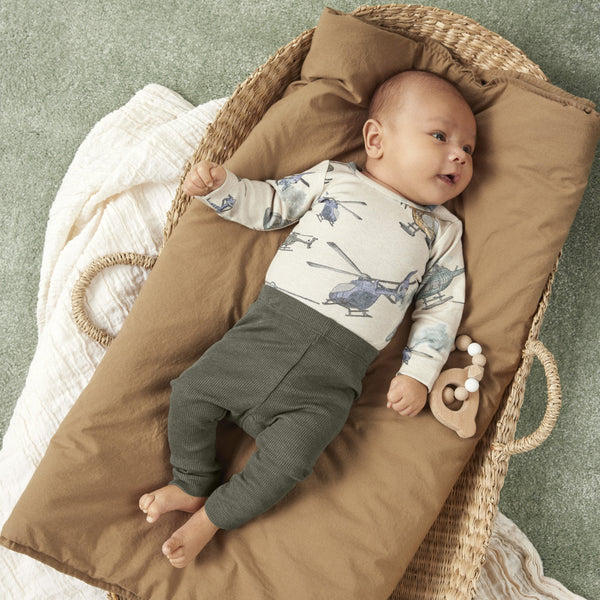 Name It Kab Leggings - Dusty Olive Melange