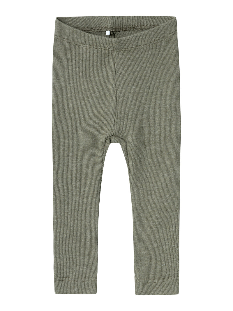 Name It Kab Leggings - Dusty Olive Melange