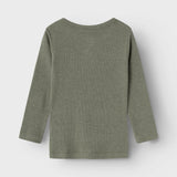 Name It Kab Bluse - Dusty Olive Melange