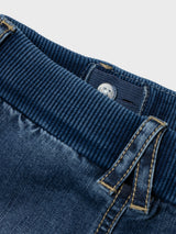 Name It Ben Baggy Cargo Jeans - Dark Blue Denim