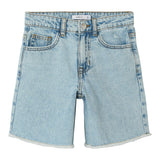 Name It Bella Wide Shorts - Light Blue Bleached Denim