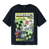 Name It Mus Minecraft T-Shirt - Navy Blazer