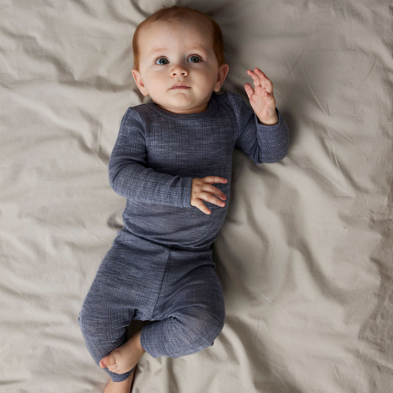 Name It Uld Longjohn Leggings - Folkstone Gray
