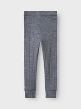 Name It Wang Uld Longjohn Leggings - Folkstone Gray