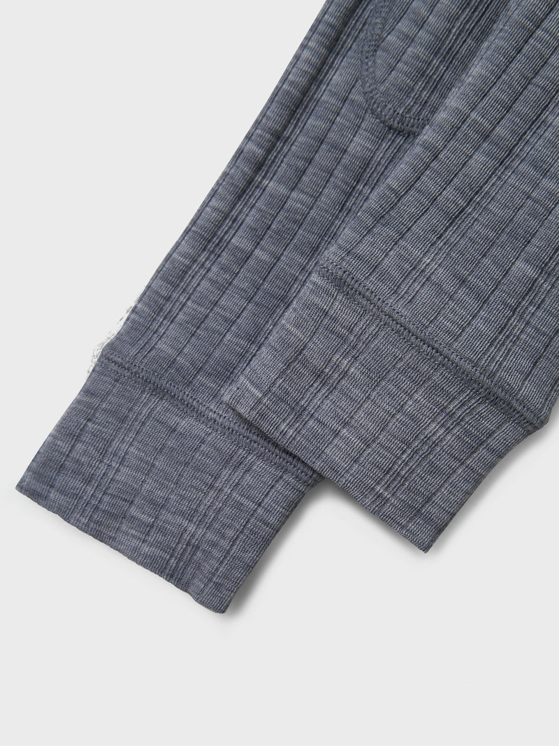 Name It Wang Uld Longjohn Leggings - Folkstone Gray