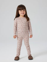 Name It Wang Uld Bluse - Shadow Gray Small Flowers