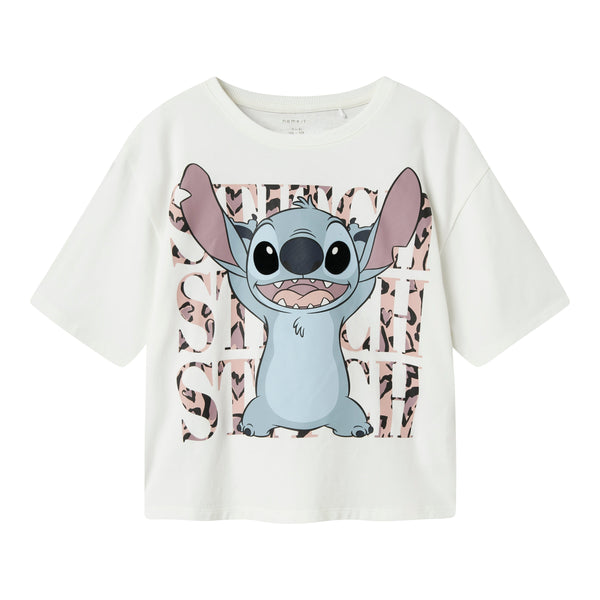 Name It Jixi Stitch T-Shirt - Bright White