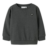Name It Vimo Sweat Bluse - Dark Grey Melange