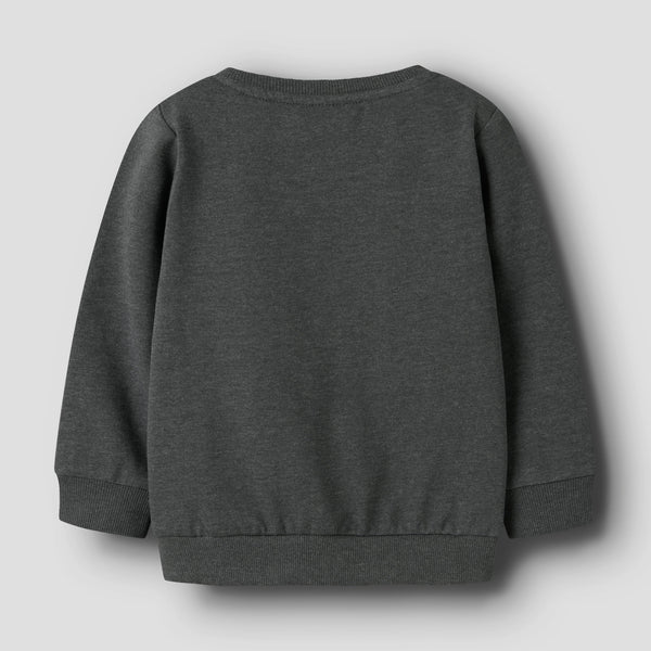Name It Vimo Sweat Bluse - Dark Grey Melange