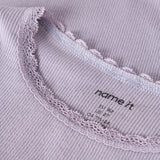 Name It Kab Bluse - Lavender Gray