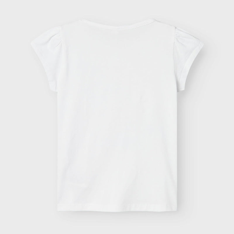 Name It NMFARBINA Gurli Gris T-Shirt - Bright White