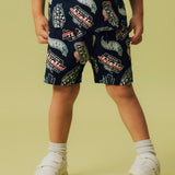 Name It Mary Hotwheels Shorts - Navy Blazer