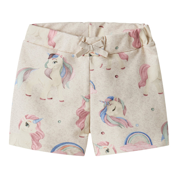 Name It Darlinga Unicorn Shorts - Peyote Melange