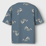 Name It Valther T-Shirt - Blue Mirage Dino surf