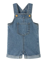 Name It Lou Shorts Overall - Medium Blue Denim