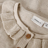 Name It Diame Strik Cardigan - Peyote Melange