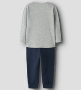 Name It Nattøj - Brandbiler Grey Melange