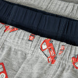 Name It Boxershorts, 3-pak - Brandbiler Grey Melange