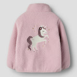 Name It Mall Sherpa Fleece Jakke - Keepsake Lilac