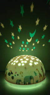 Olala Boutique Sirius Natlampe m. stjernehimmel - Safari