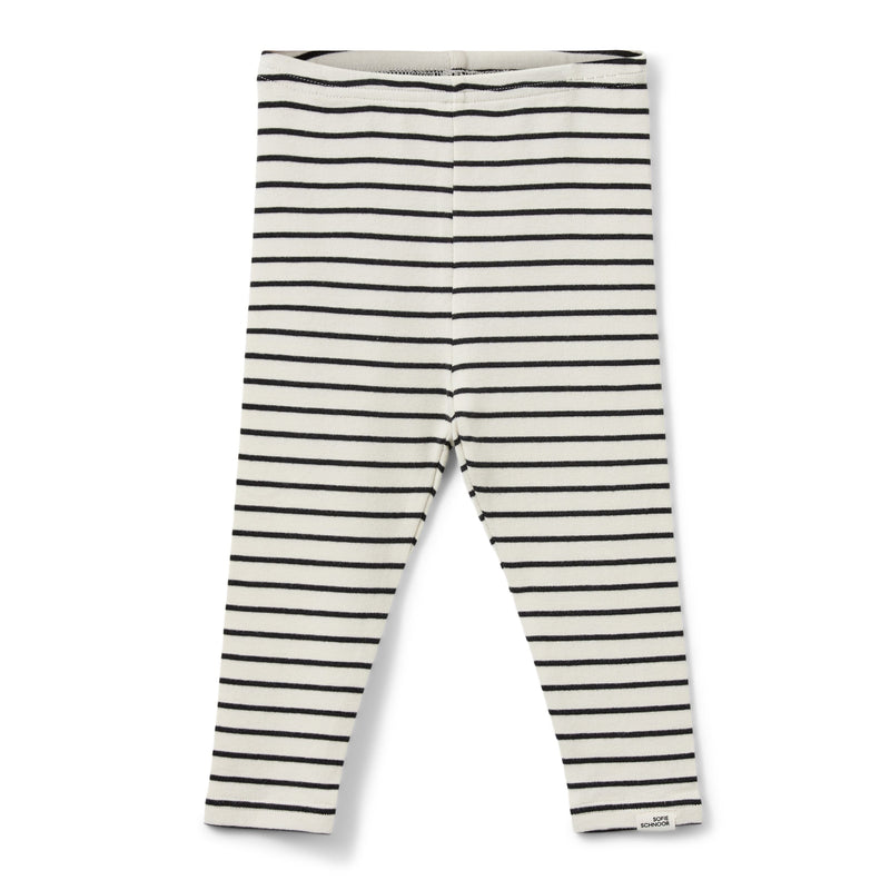 Sofie Schnoor Baby Sam Leggings - Black Striped