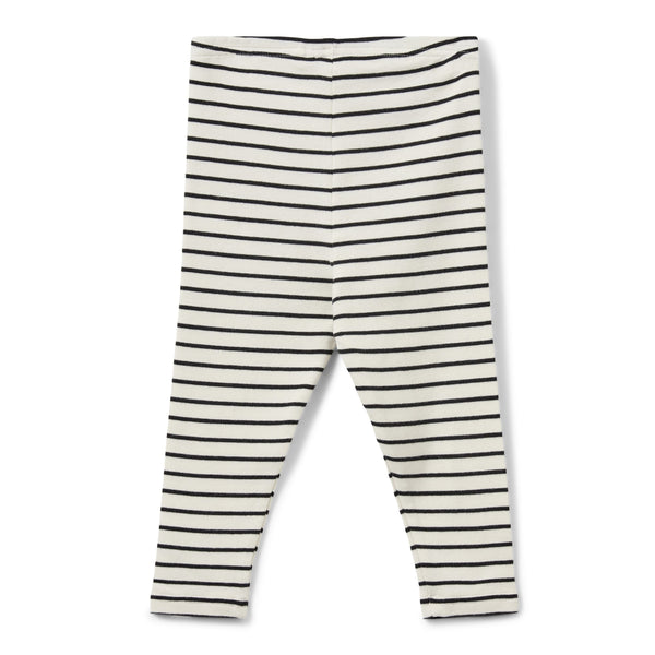 Sofie Schnoor Baby Sam Leggings - Black Striped