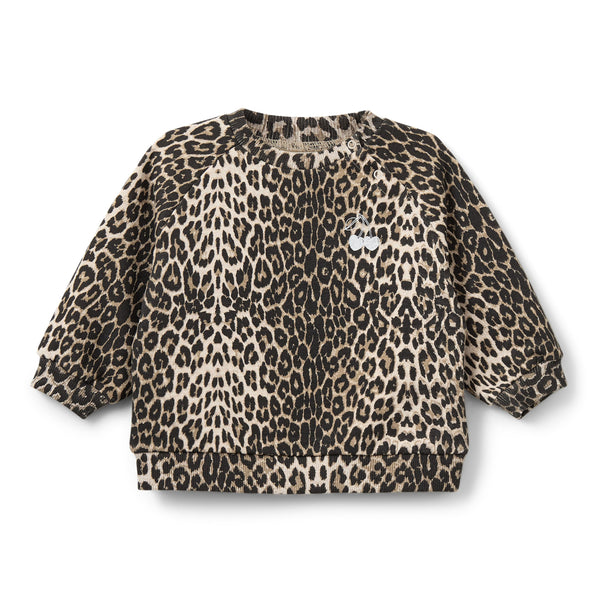 Sofie Schnoor Baby Elis Raglan Sweatshirt - Leopard