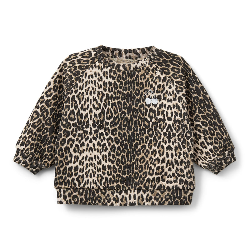 Sofie Schnoor Baby Elis Raglan Sweatshirt - Leopard