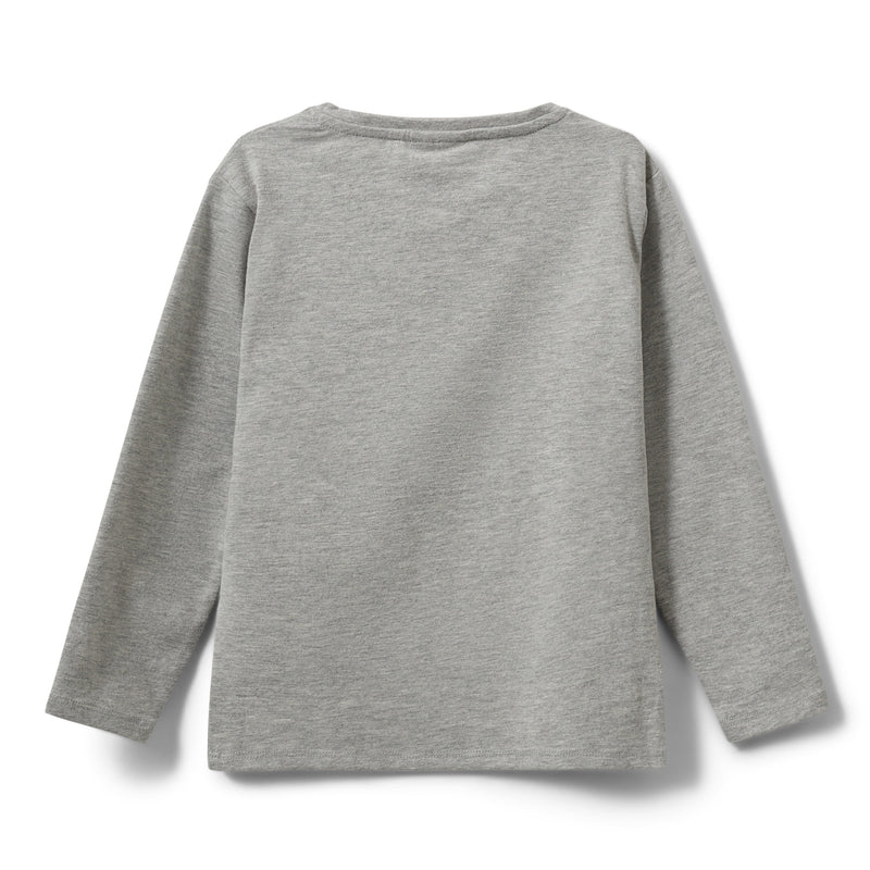 Sofie Schnoor Kids Penilla Bluse - Grey Melange