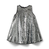 Sofie Schnoor Kids Glitter Kjole - Silver