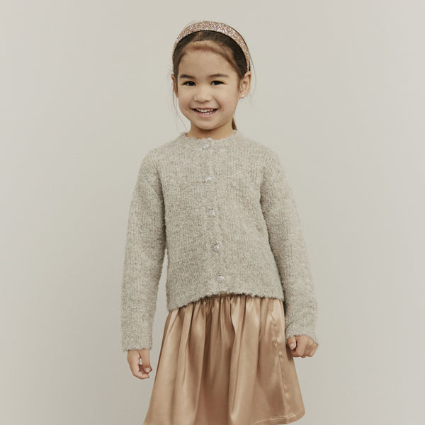 Sofie Schnoor Kids Kyra Cardigan - Deer Melange