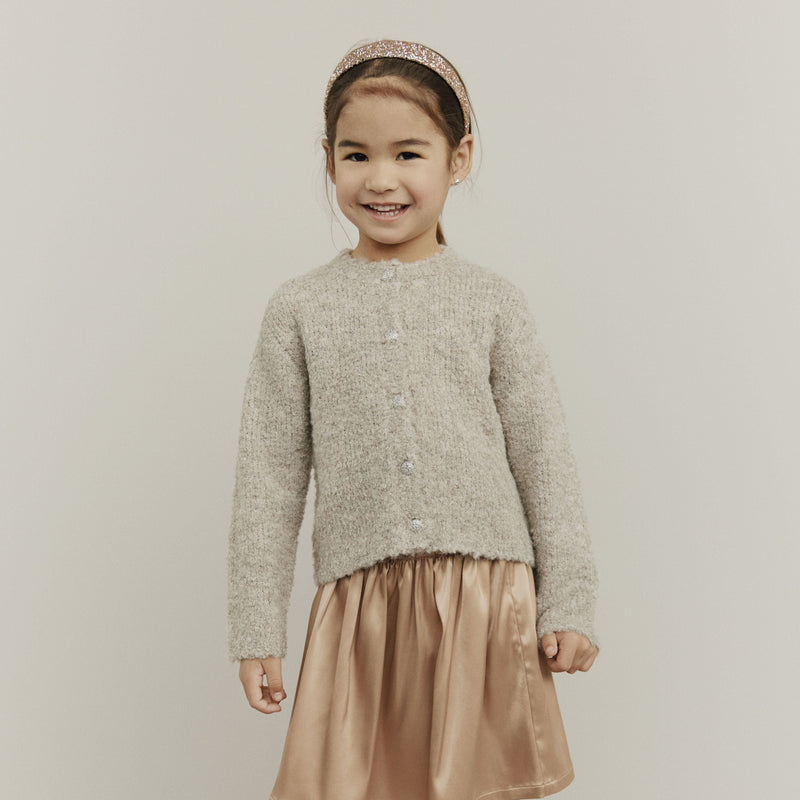 Sofie Schnoor Kids Kyra Cardigan - Deer Melange