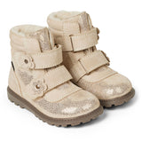 Bundgaard Tokker Flower TEX Vinterstøvler - Ivory Glitter