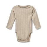 Sofie Schnoor Baby Dicte Pointelle Body - Beige