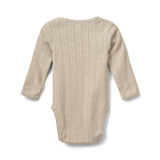 Sofie Schnoor Baby Dicte Pointelle Body - Beige