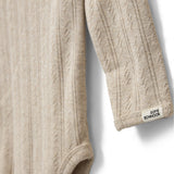 Sofie Schnoor Baby Dicte Pointelle Body - Beige