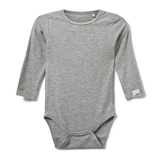 Sofie Schnoor Baby Dicte Body - Grey Melange