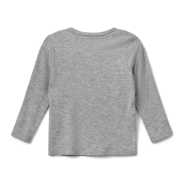 Sofie Schnoor Baby Petricia Bluse - Grey Melange