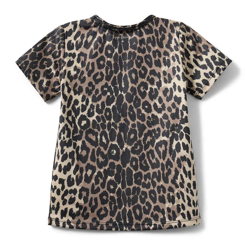 Sofie Schnoor Kids Asita T-Shirt - Light Brown Leopard