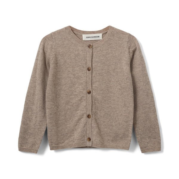 Sofie Schnoor Kids Cisse Cardigan - Brown Melange