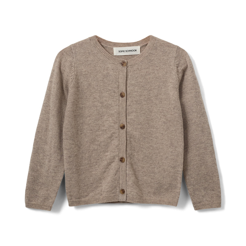 Sofie Schnoor Kids Cisse Cardigan - Brown Melange