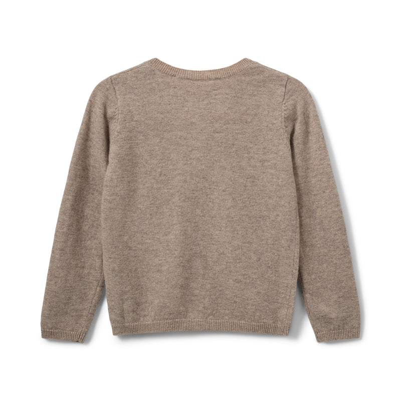 Sofie Schnoor Kids Cisse Cardigan - Brown Melange