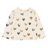 Petit Piao Star Bluse - Eggnog Rooster