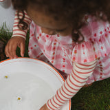 Petit Piao Sky Bluse - Cinnabar Striped