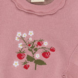 Petit Piao Ellen Strik Bluse - Dusty Rose