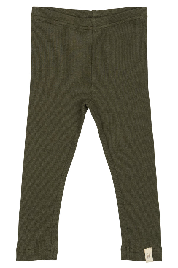 Petit Piao Leggings Modal - Green Leaf